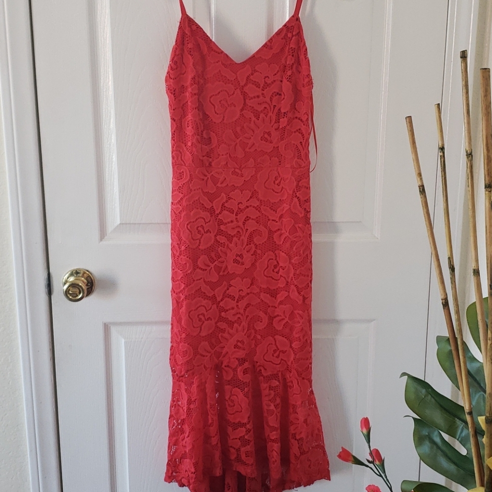AsymmetricalLace Dress Size M